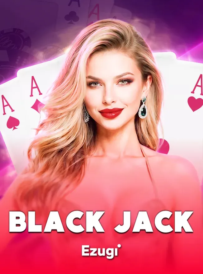ตัวอย่างภาพโต๊ะแบล็คแจ็คถ่ายทอดสด สตูดิโอ Ezugi บน ok casino สล็อต
