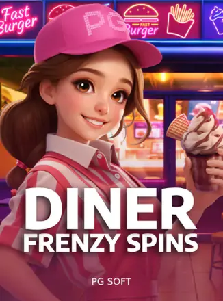 ภาพจากหน้าเกมเกมสล็อต Diner Frenzy Spins จากค่าย PG Soft